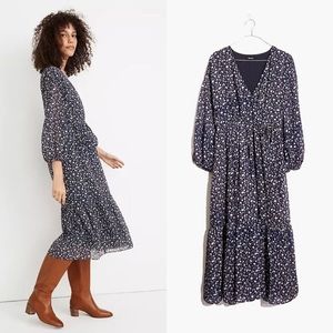 Madewell floral Midi Dress NWT